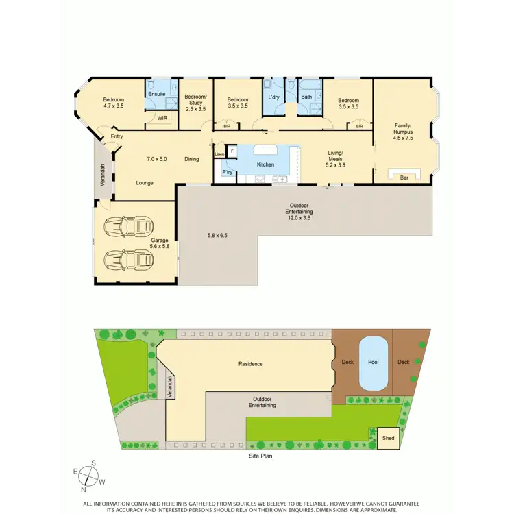 Floorplan of Homely house listing, 11 Balinga Drive, Skye VIC 3977