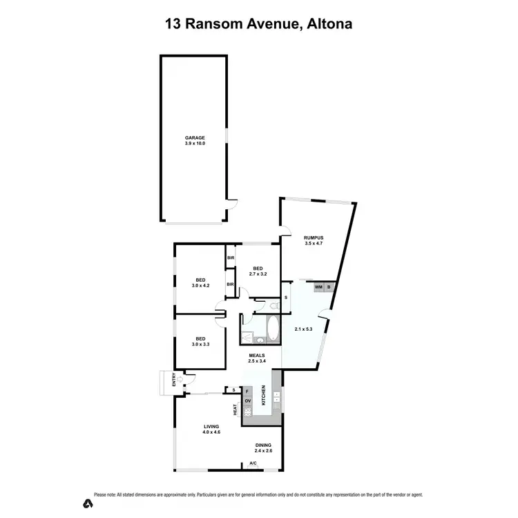 Floorplan of Homely house listing, 13 Ransom Avenue, Altona VIC 3018