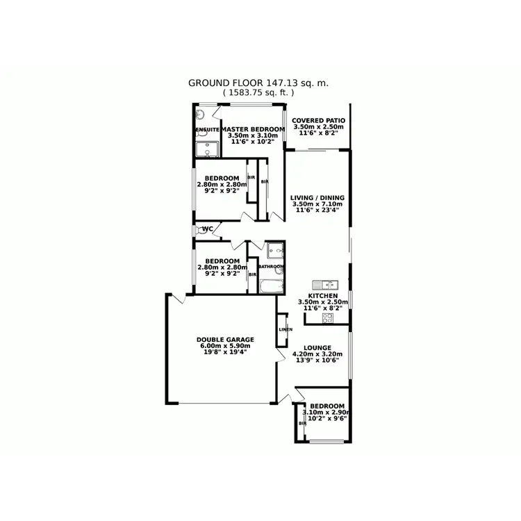 Floorplan of Homely house listing, 49 Meander Circuit, Holmview QLD 4207