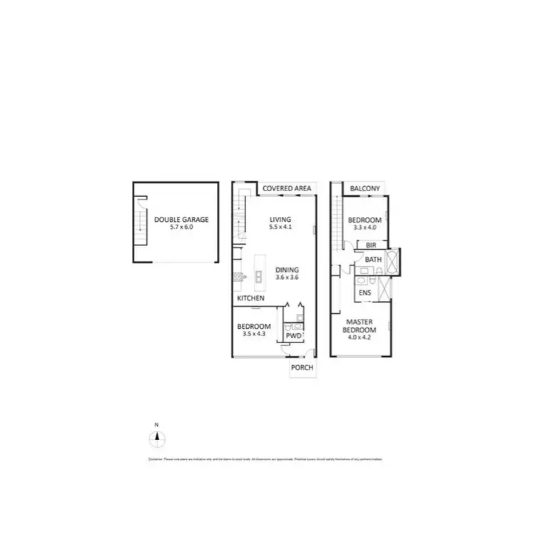 Floorplan of Homely townhouse listing, 4/6 Hill Court, Doncaster VIC 3108