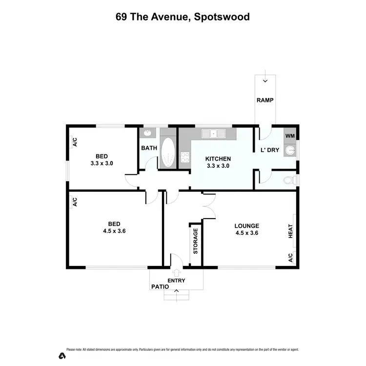 Floorplan of Homely house listing, 69 The Avenue, Spotswood VIC 3015