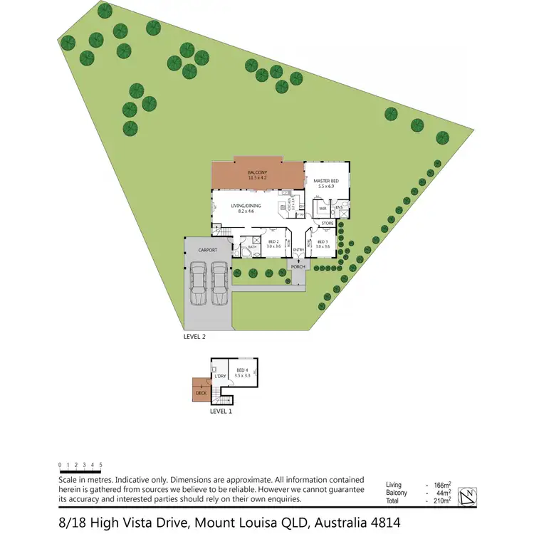 Floorplan of Homely house listing, 8/18 High Vista Drive, Mount Louisa QLD 4814