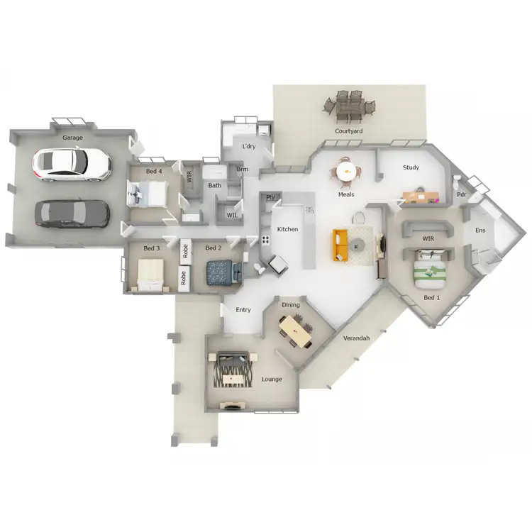 Floorplan of Homely house listing, 62 Hawkstone Road, Roleystone WA 6111