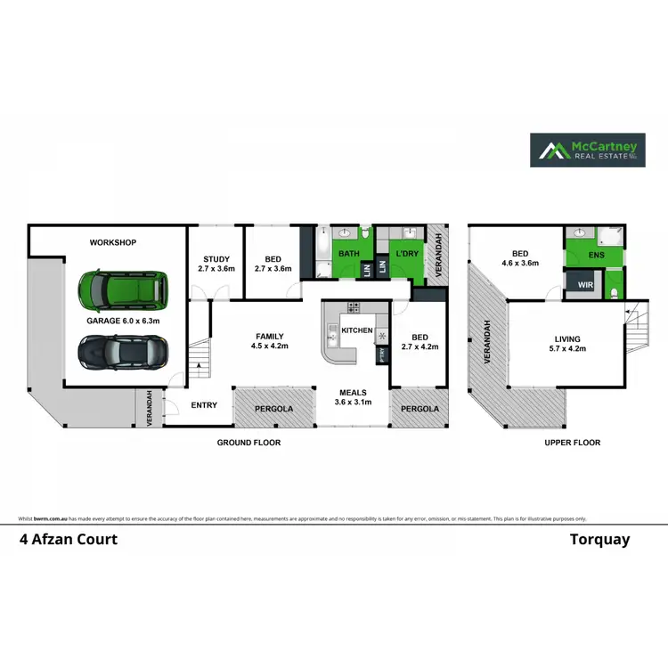 Floorplan of Homely house listing, 4 Afzan Court, Torquay VIC 3228