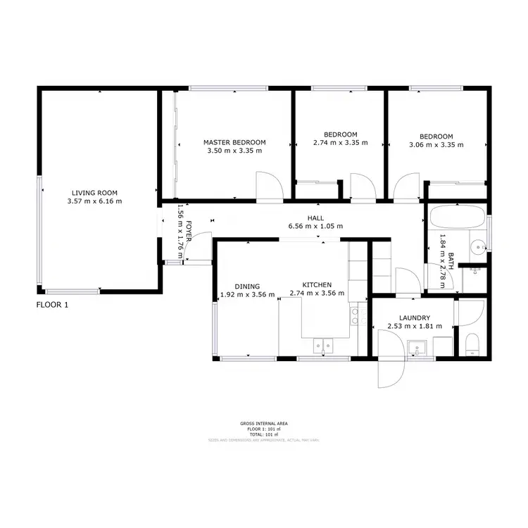 Floorplan of Homely house listing, 42 Barossa Road, Glenorchy TAS 7010