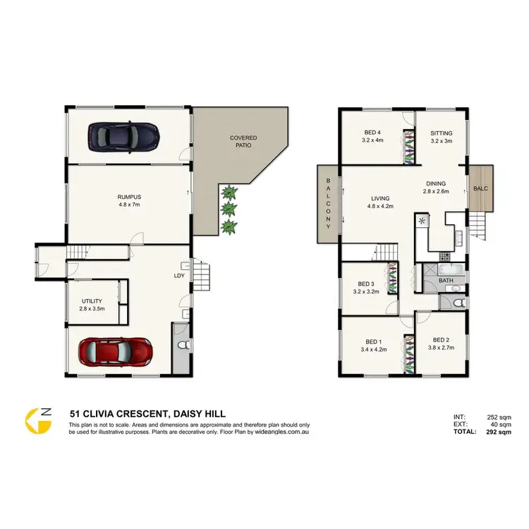 Floorplan of Homely house listing, 51 Clivia Crescent, Daisy Hill QLD 4127