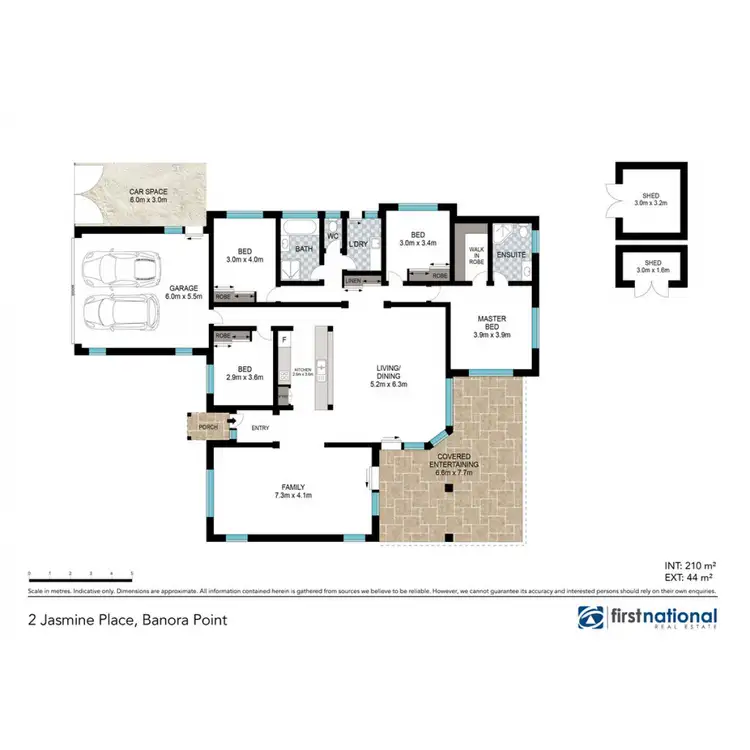 Floorplan of Homely house listing, 2 Jasmine Place, Banora Point NSW 2486