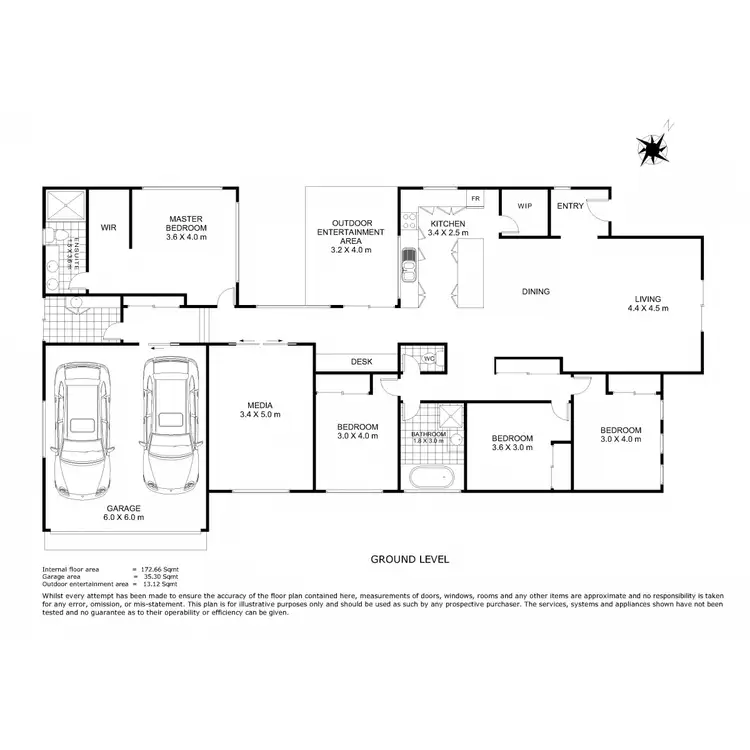 Floorplan of Homely house listing, 3 Fullbrook Avenue, Highfields QLD 4352