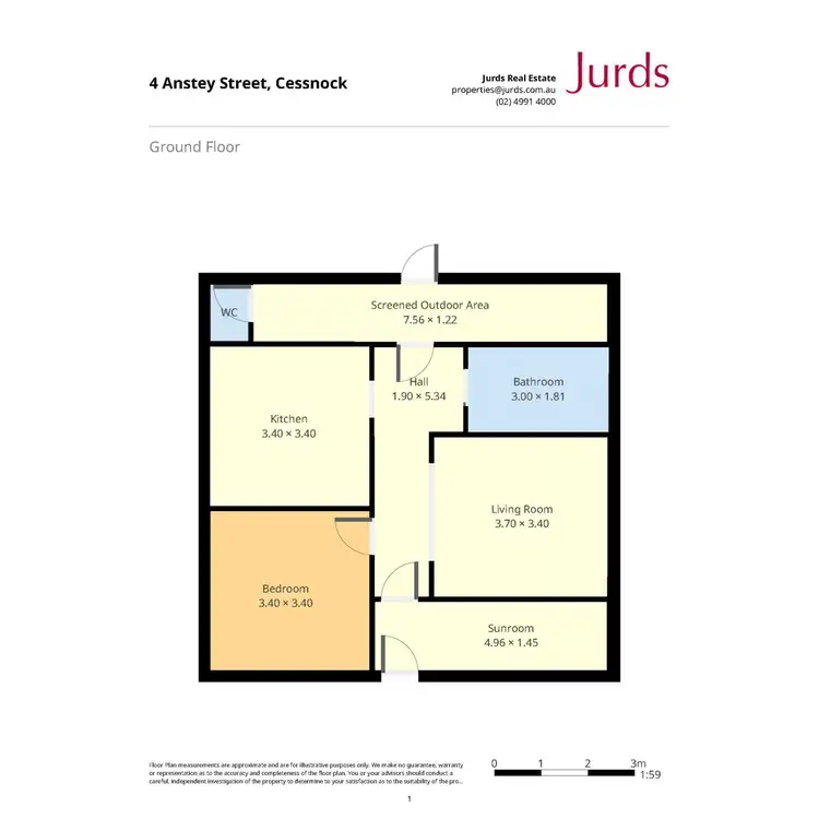 Floorplan of Homely house listing, 4 Anstey Street, Cessnock NSW 2325