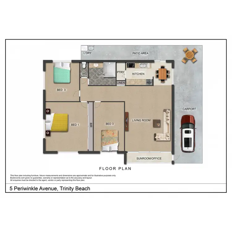 Floorplan of Homely house listing, 5 Periwinkle Avenue, Trinity Beach QLD 4879