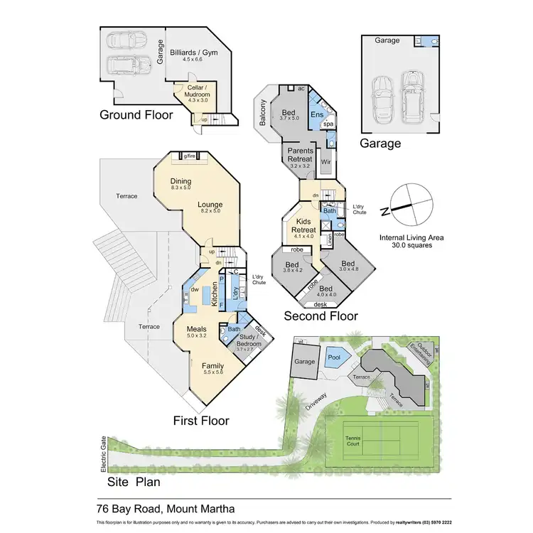 Floorplan of Homely house listing, 76 Bay Road, Mount Martha VIC 3934