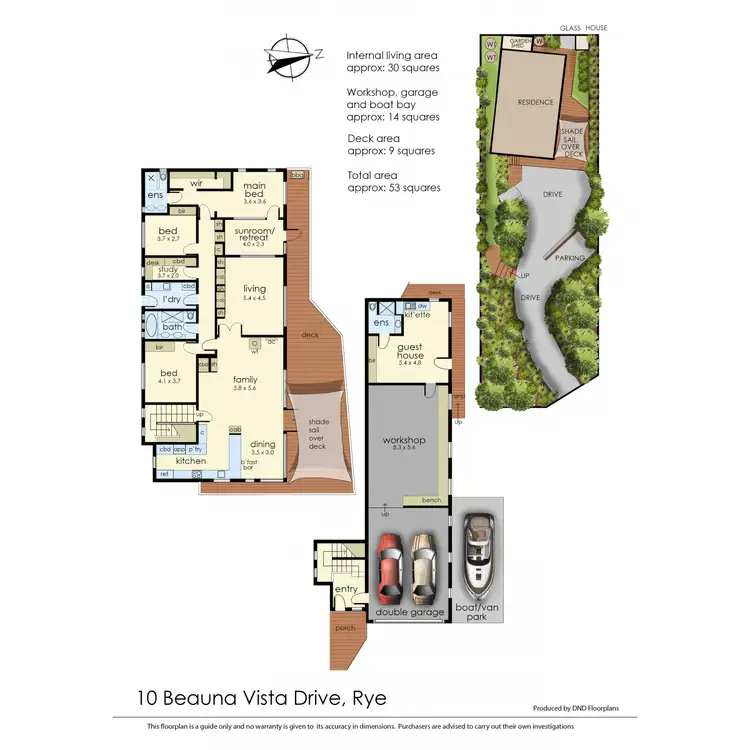Floorplan of Homely house listing, 10 Beauna Vista Drive, Rye VIC 3941