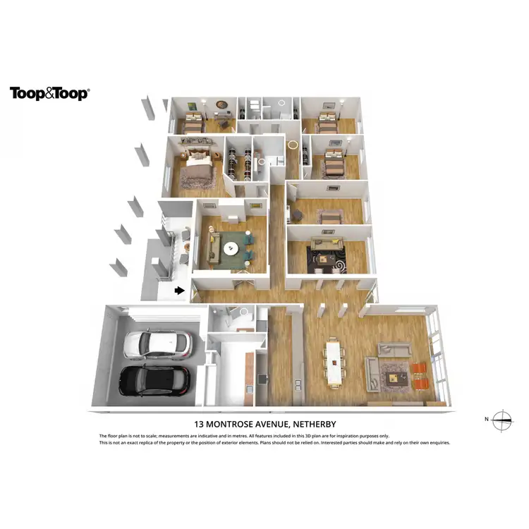 Floorplan of Homely house listing, 13 Montrose Avenue, Netherby SA 5062
