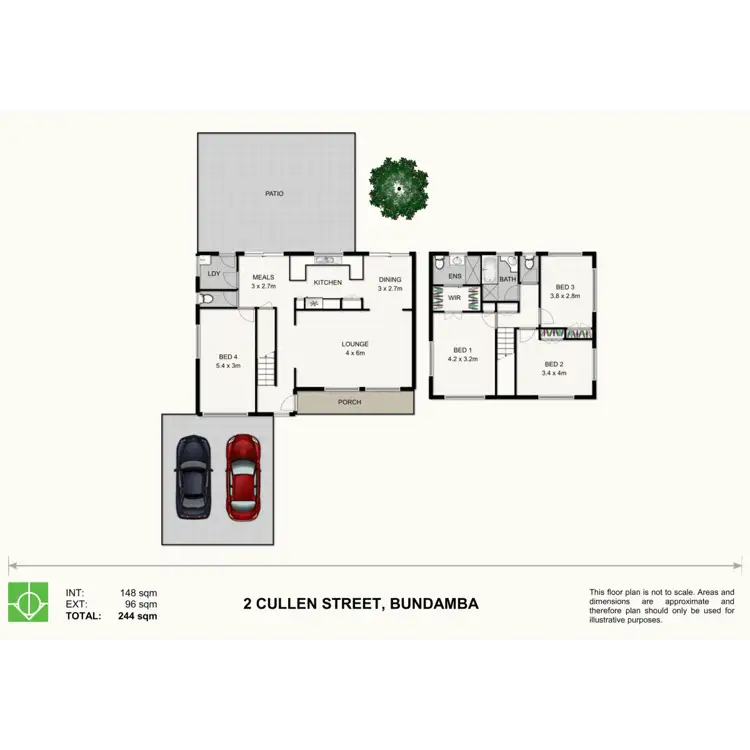 Floorplan of Homely house listing, 2 Cullen Street, Bundamba QLD 4304