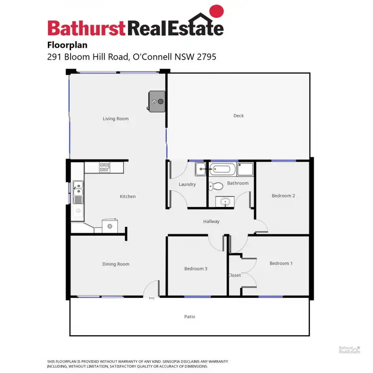Floorplan of Homely rural property listing, 291 Bloomhill Road, O'connell NSW 2795