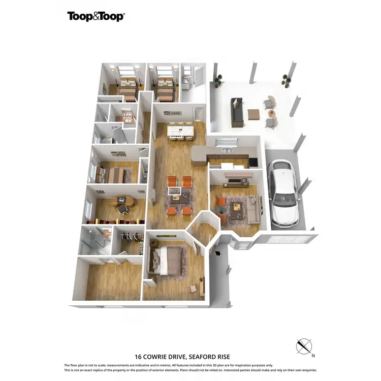 Floorplan of Homely house listing, 16 Cowrie Drive, Seaford Rise SA 5169