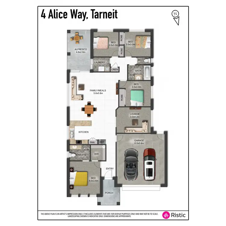 Floorplan of Homely house listing, 4 Alice Way, Tarneit VIC 3029