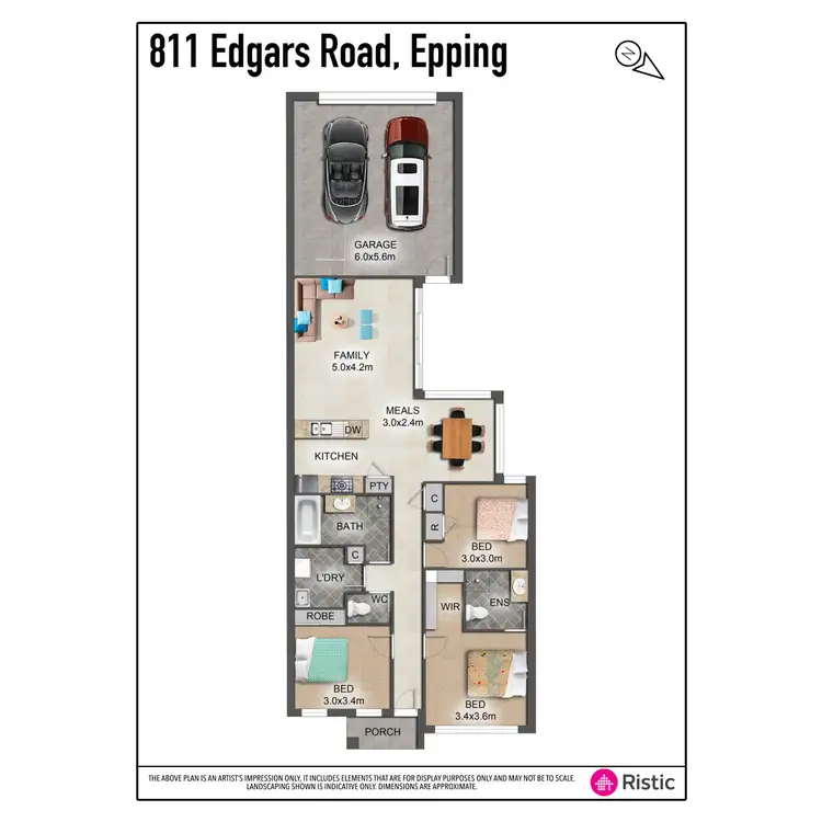 Floorplan of Homely house listing, 811 Edgars Road, Epping VIC 3076