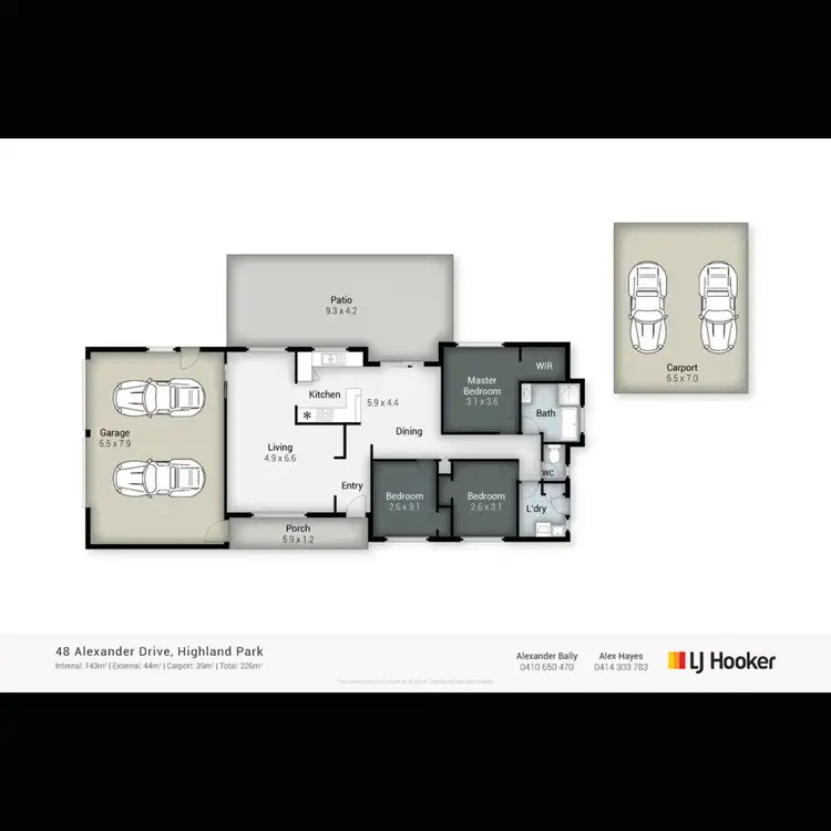 Floorplan of Homely house listing, 48 Alexander Drive, Highland Park QLD 4211