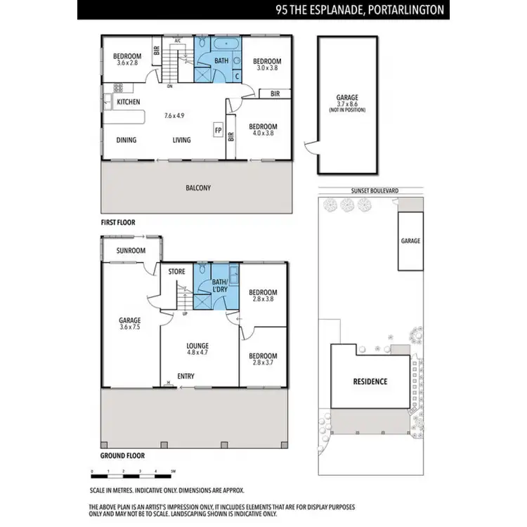 Floorplan of Homely house listing, 95 The Esplanade, Portarlington VIC 3223