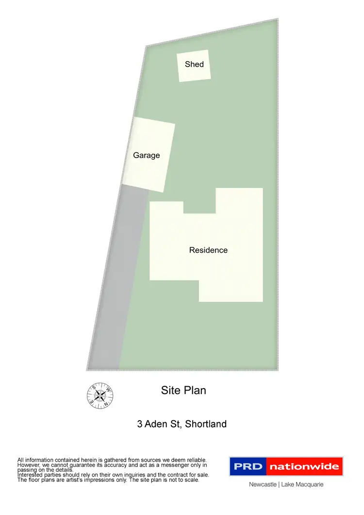 Floorplan of Homely house listing, 3 Aden Street, Shortland NSW 2307