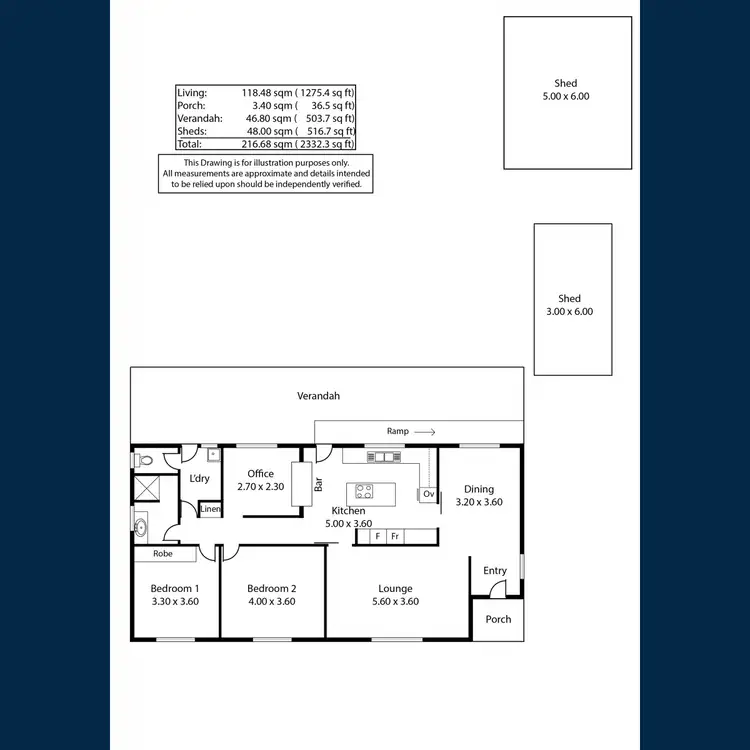 Floorplan of Homely house listing, 16 East Terrace, Brinkworth SA 5464