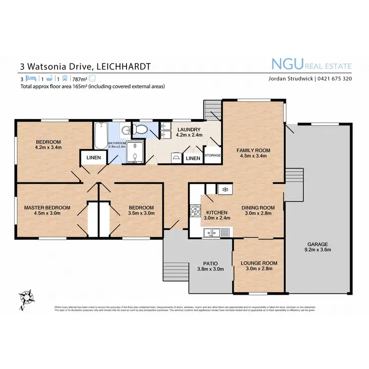 Floorplan of Homely house listing, 3 Watsonia Drive, Leichhardt QLD 4305