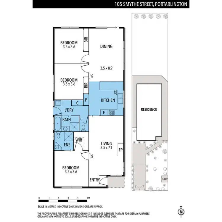 Floorplan of Homely house listing, 105 Smythe Street, Portarlington VIC 3223