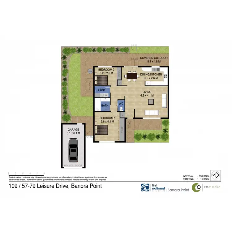 Floorplan of Homely villa listing, 109/57-59 Leisure Drive, Banora Point NSW 2486