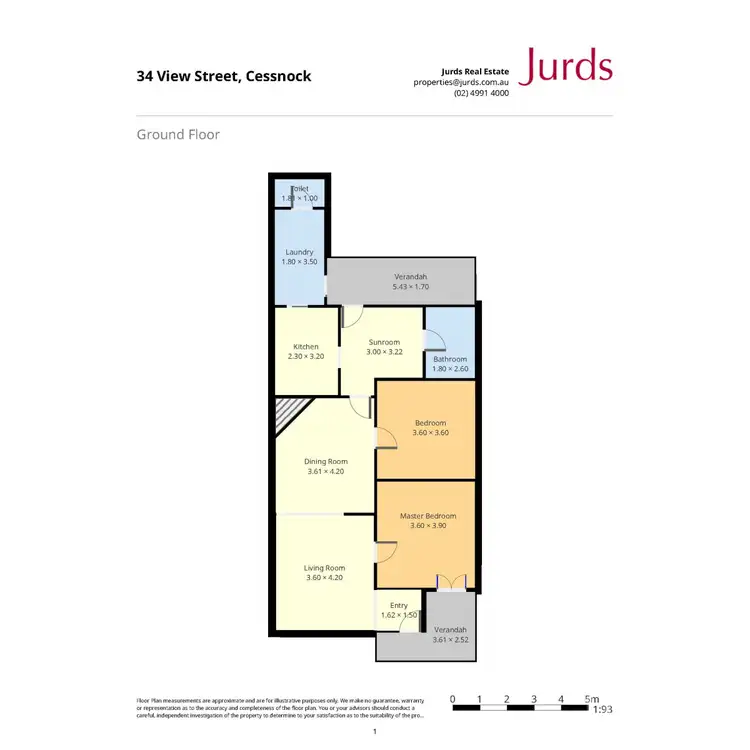 Floorplan of Homely house listing, 34 View Street, Cessnock NSW 2325