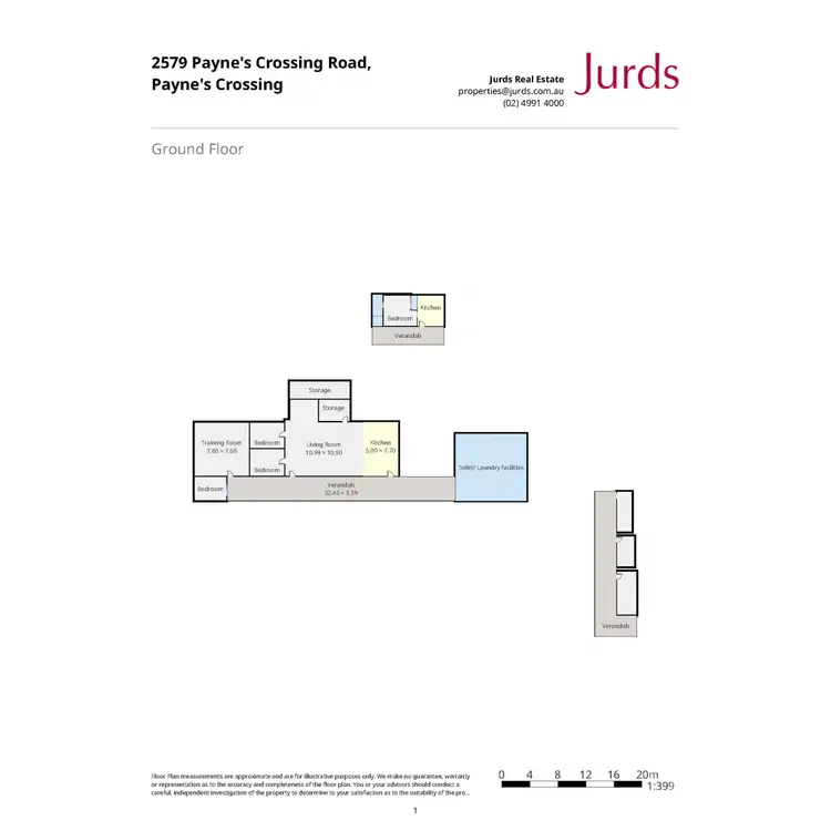 Floorplan of Homely rural property listing, 2579 Paynes Crossing Road, Paynes Crossing NSW 2325