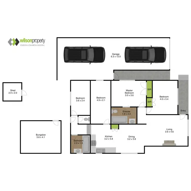 Floorplan of Homely house listing, 21 Webb Street, Traralgon VIC 3844