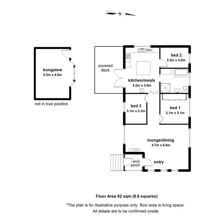 Floorplan of Homely house listing, 8 Wright Road, Emerald VIC 3782