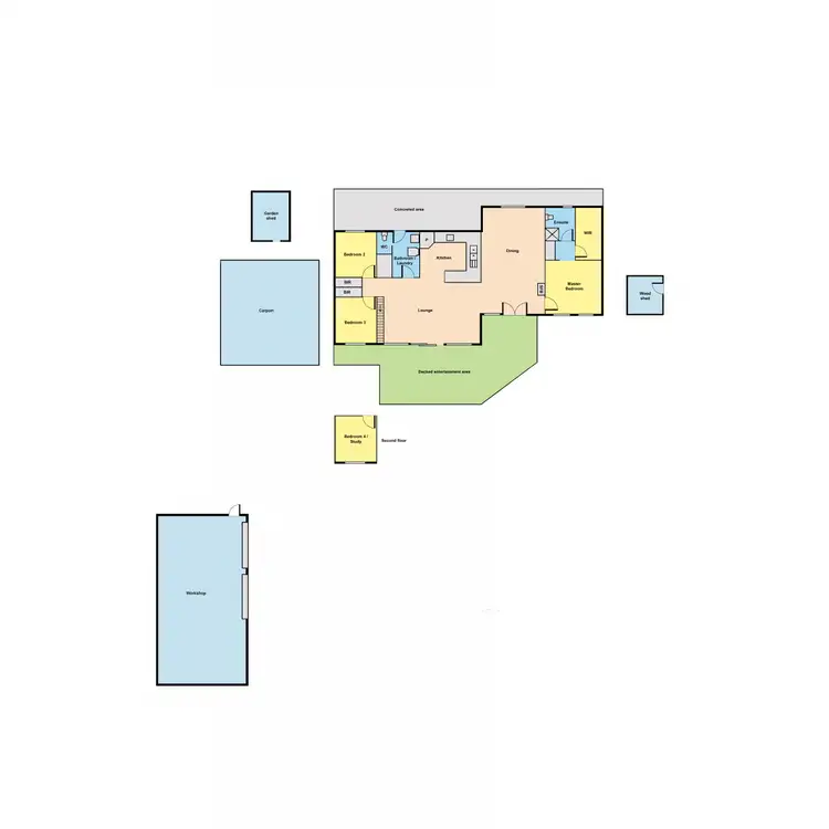 Floorplan of Homely house listing, 9 Brennans Road, Longford VIC 3851