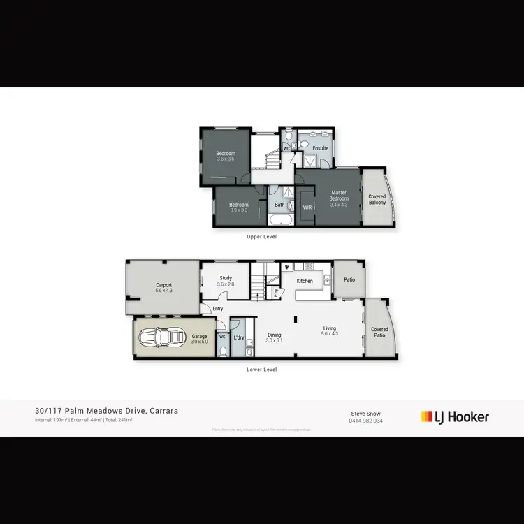 Floorplan of Homely townhouse listing, 30/117 Palm Meadows Drive, Carrara QLD 4211