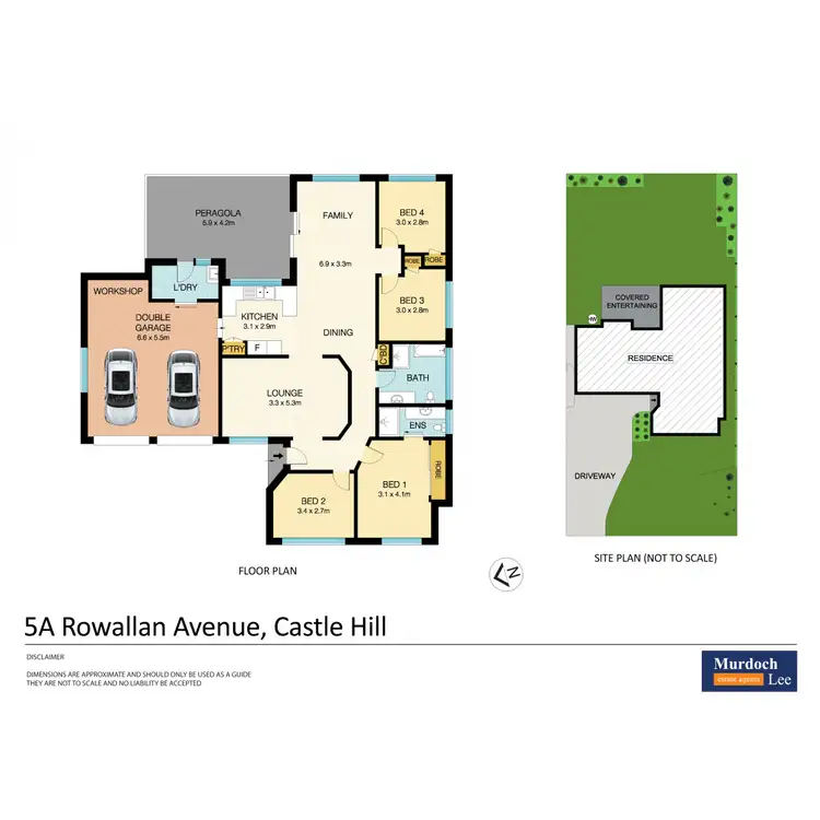 Floorplan of Homely house listing, 5A Rowallan Avenue, Castle Hill NSW 2154