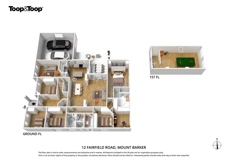 Floorplan of Homely house listing, 12 Fairfield Road, Mount Barker SA 5251