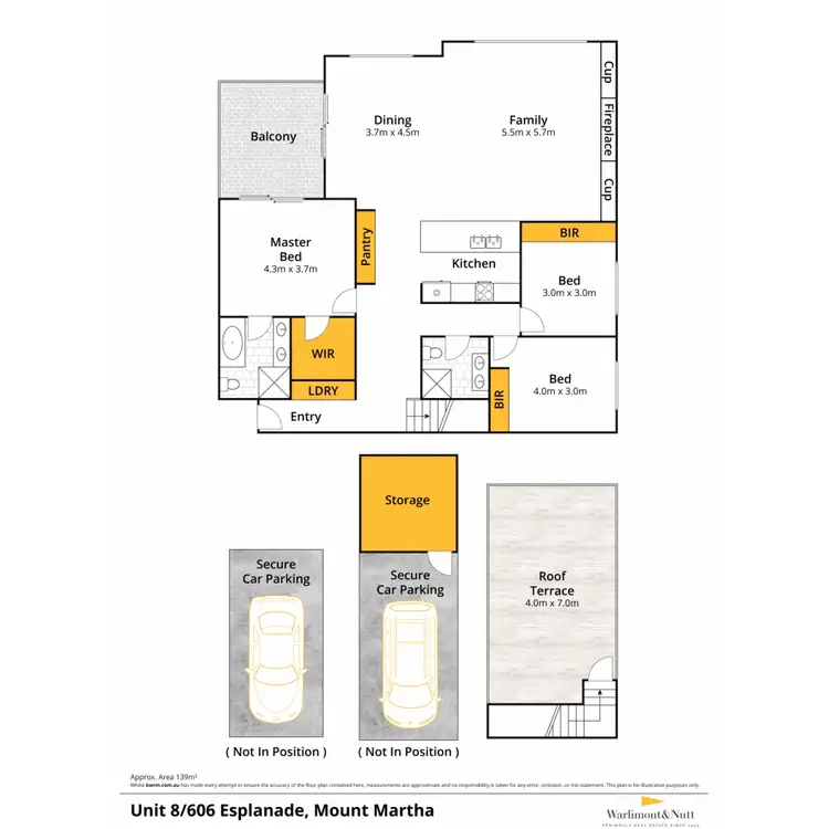 Floorplan of Homely townhouse listing, 8/606 Esplanade, Mount Martha VIC 3934