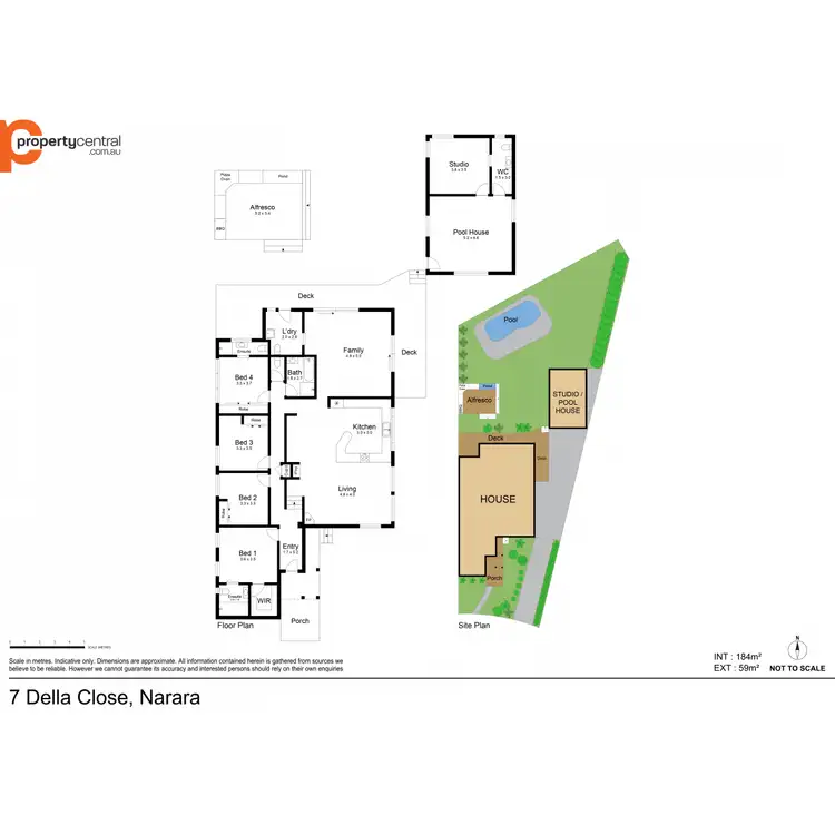 Floorplan of Homely house listing, 7 Della Close, Narara NSW 2250