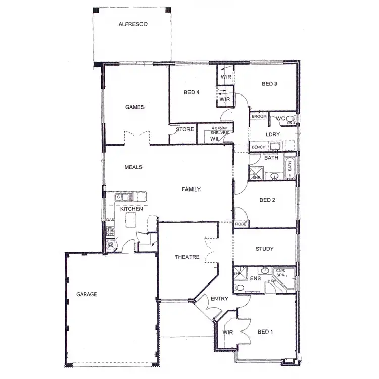 Floorplan of Homely house listing, 177 Shreeve Road, Canning Vale WA 6155