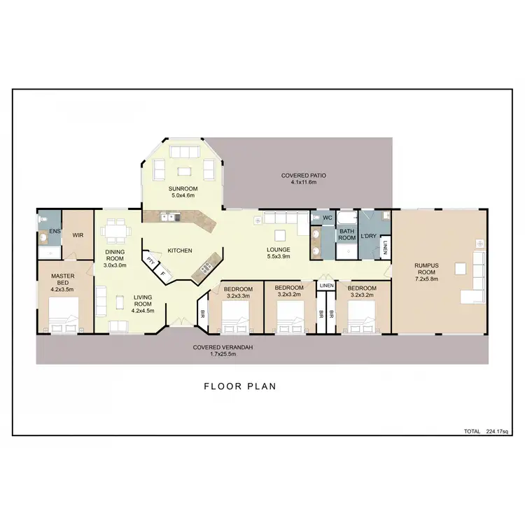 Floorplan of Homely rural property listing, 40 Worip Drive, Veresdale Scrub QLD 4285