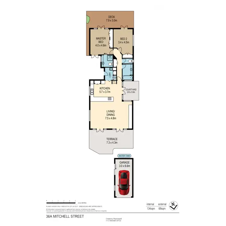 Floorplan of Homely house listing, 36A Mitchell Street, West End QLD 4101