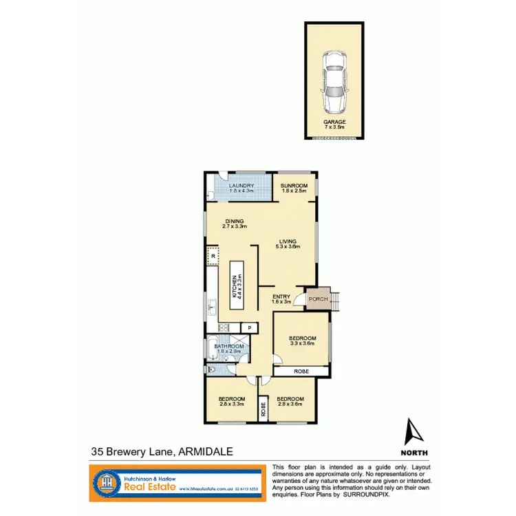 Floorplan of Homely house listing, 35 Brewery Lane, Armidale NSW 2350