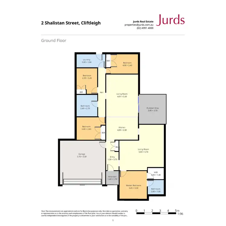 Floorplan of Homely house listing, 2 Shalistan Street, Cliftleigh NSW 2321
