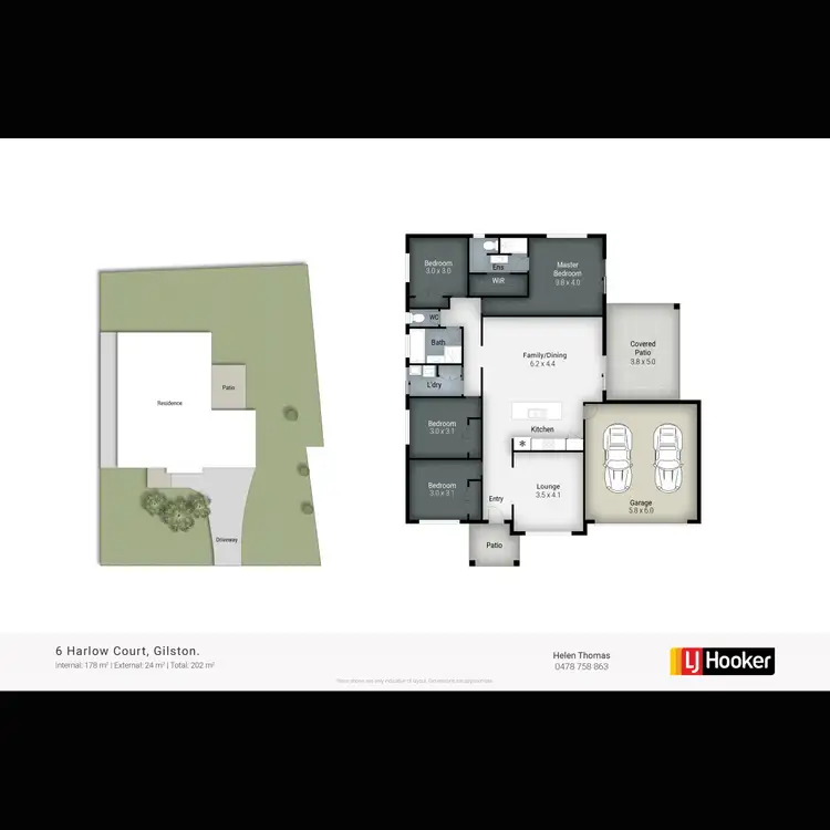 Floorplan of Homely house listing, 6 Harlow Court, Gilston QLD 4211