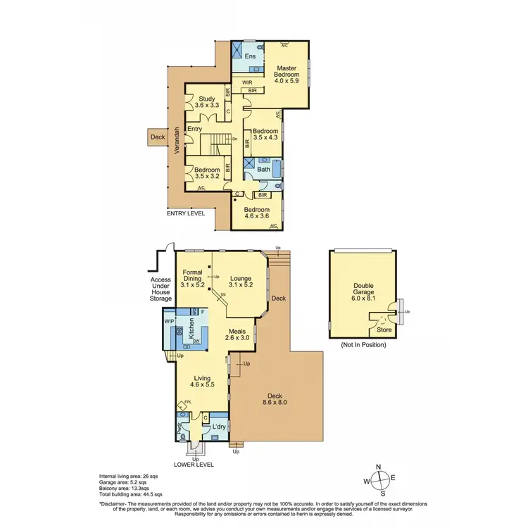 Floorplan of Homely house listing, 34 Eumeralla Grove, Mount Eliza VIC 3930