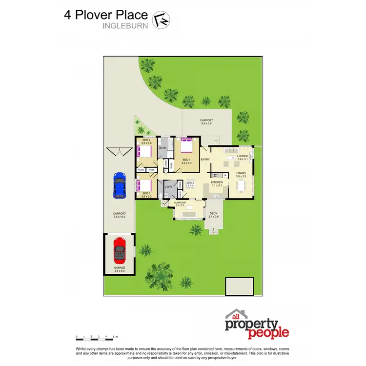 Floorplan of Homely house listing, 4 Plover Place, Ingleburn NSW 2565