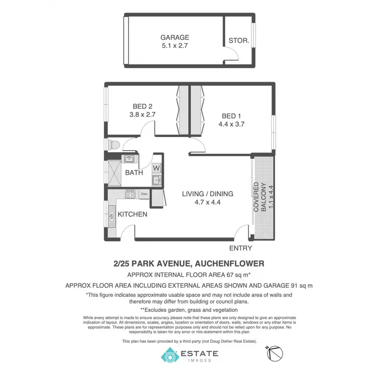 Floorplan of Homely unit listing, 2/25 Park Avenue, Auchenflower QLD 4066