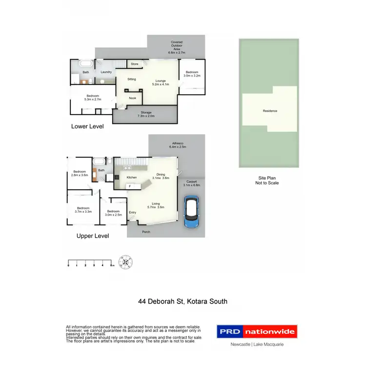 Floorplan of Homely house listing, 44 Deborah Street, Kotara South NSW 2289