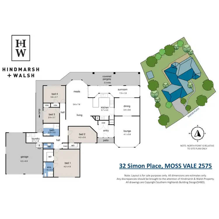 Floorplan of Homely house listing, 32 Simon Place, Moss Vale NSW 2577